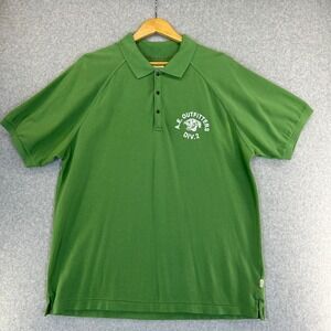 American Eagle Spring Green Rugby Polo Shirt Y2K Retro Tigers #2 Mens Size XXL‎